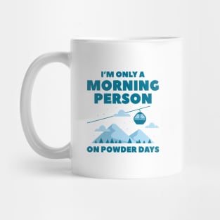 Morning Person Snow Mug